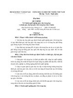 CHUẨN GV TrH(Dự thảo)