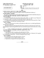 Đề văn HKI lớp 12