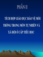 TÀI LIỆU GDBVMT VÀO MÔN TN&XH Ở TH