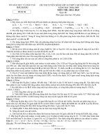 de vao chuyen 2008-2009