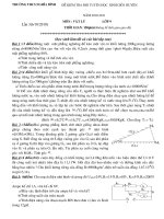 KIỂM TRA ĐỘI TUYỂN LẦN 3