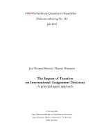 N15 IMPACT OF TAX ON INTER DECISIONS 