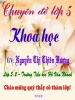 Khoa học 5-Phòng bệnh sốt xuất huyết