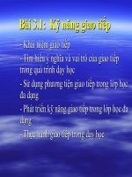 Bài 3-CTrình 4- Kỹ năng giao tiếp