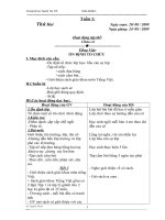 Giáo án lớp 1 năm học 2009 - 2010