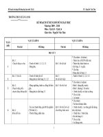 Kế hoạch sử dụng ĐDDH và phân phối chương trình Vật lý 8 - 6 (năm học 2009-2010)