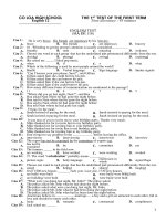 kiem tra  1 tiet 12 -2010