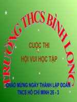 Tổ chức hoạt động ngoại khoá