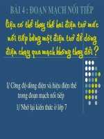 Bài 4: Đoạn mạch nối tiếp