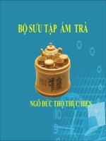 BỘ SƯU TẬP  ẤM  TRÀ