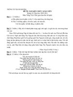 Đề ôn tập kiến thức Tiếng việt giáo viên - tháng 10