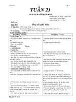 GA lớp 3 tuần 21