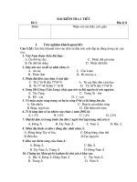 Tiet 8-De kiem tra 1 tiet