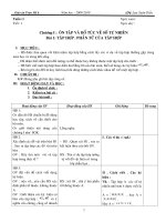 Giáo án Số học 6 HKI ( 4 cột)