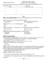 Đề ktra Chương I(Đs)