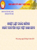 Chào mừng ngày Khuyến học Việt Nam