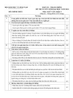 ĐÁP ÁN - THANG ĐIỂM ĐỀ THI TUYỂN SINH ĐẠI HỌC NĂM 2011 ĐỀ CHÍNH THỨC Môn: NGỮ VĂN; Khối: C