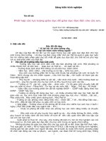 SKKN - Phối hợp các lực lượng giáo dục đạo đức học sinh (Năm học 2001 - 2002)