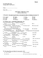 kiem tra 45-Bai so 1-Ta10 cb