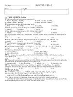 đề kiểm tra chuyên đề 1