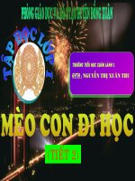 MÈO CON ĐI HỌC (TIẾT 2)