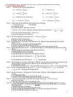 các bài toán cơ bản và nâng cao về dao động điều hoà