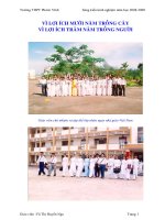 Giáo dục học sinh thông qua các tiết sinh hoạt  tập thể