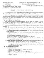 BD CM trong hè 2009