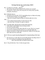 Lồng ghép GD môi trường