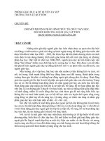 chuyên đề đổi mới ppdh, tổ chức kiểm tra đánh giá HĐNGLL