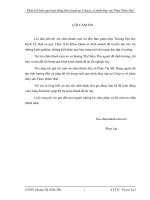 Phân tích hiệu quả hoạt động kinh doanh tại công ty cổ phần thủy sản thừa thiên huế 