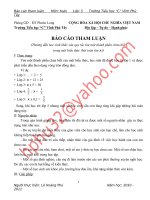 Bài tham luận môn toán tiểu học