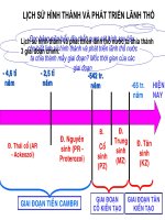 Bài 4 : Lịch sử hình thành và phát triển lãnh thổ