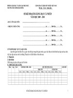 Mẫu sổ kế hoạch cá nhân