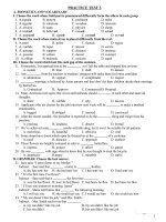 Trắc nghiệm TA 12 - unit 3