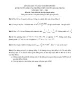 Đề (Toán chuyên) 2005-2006 thi vào trường chuyên Quang Trung