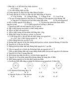 Kiểm tra 15 phút bài 1 chương 1