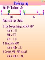 Khi nao AM + MB = AB hang vip
