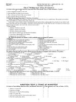 Trọn bộ đề thi lớp 8 học kì 2 (tham khảo)