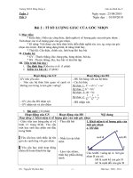 Giáo án Toán9 (HH) Chương I chuẩn 100%