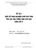 SKKN - Một số kinh nghiệm phát huy tính tích cực học Tiếng Anh học sinh Lớp 8