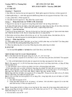 ôn tập hóa 10 NC - BT rất hệ thống