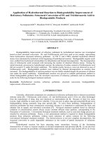 Application of Hydrothermal Reaction to Biodegradability Improvement of Refractory Pollutants: Structural Conversion of Di- and Trichloroacetic Acid to Biodegradable Products 
