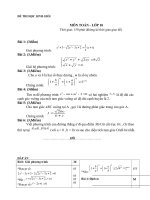 đề và đáp án HSG lớp 10 ( cực hay !)