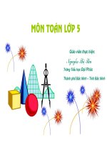 Toán 5: Diện tích tam giác