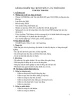 Kiểm tra cm và các phần hành