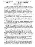 Quy chế nội bộ CĐ