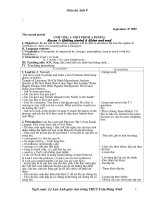 GIÁO ÁN ANH 9 CẢ NĂM TV 2010