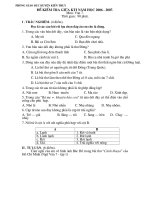 đề kiểm tra giũa kỳ 1 văn7