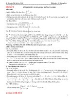 Bo de luyen thi 2010